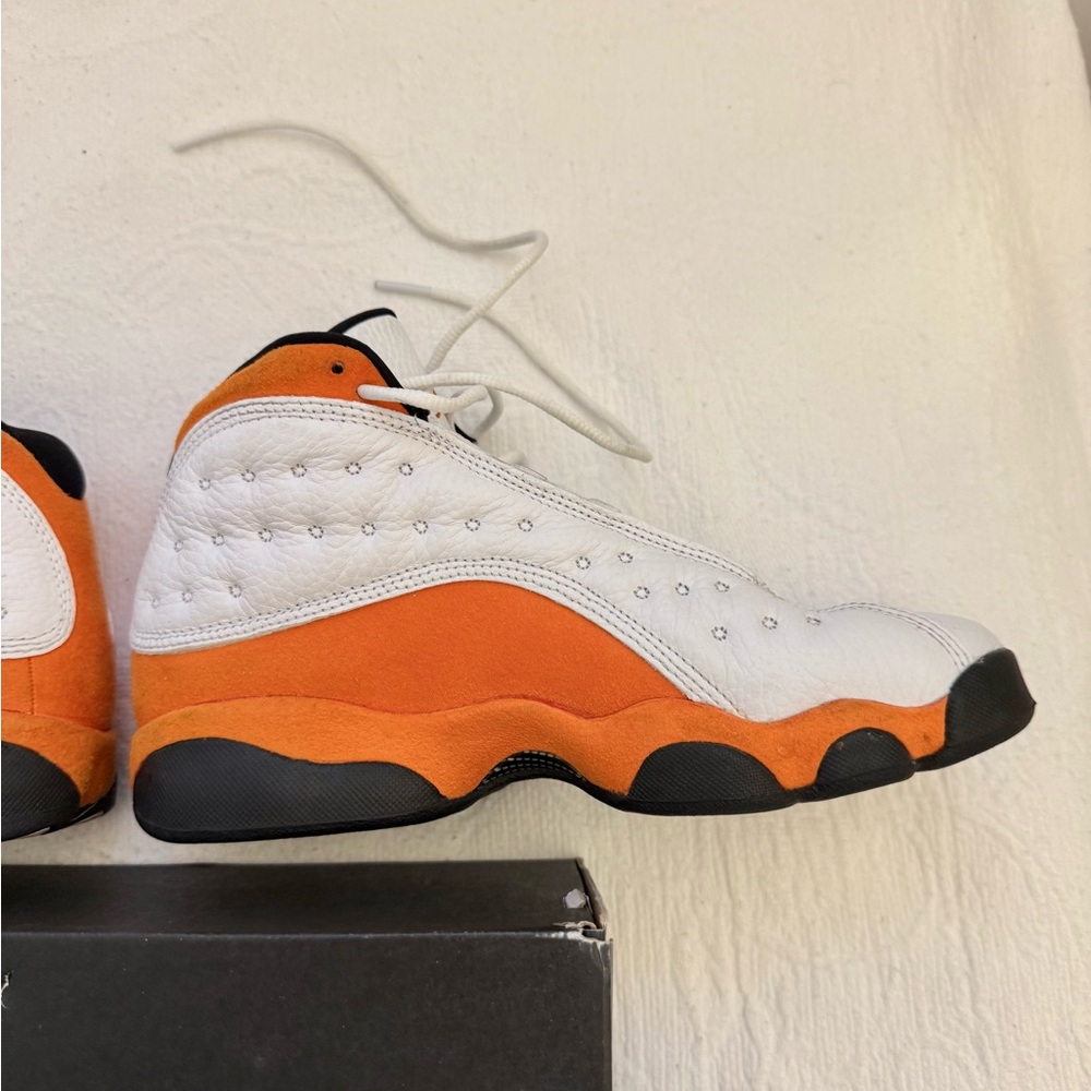 Nike Air Jordan 13 Retro Starfish Orange GS 5.5Y Women’s 7 Sneakers Youth Kids - Picture 9 of 15